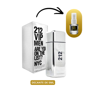 (Decant 5ml) 212 VIP Men EDT Masculino – Carolina Herrera