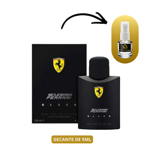 (Decant 5ml) Ferrari Black EDT Masculino – Ferrari